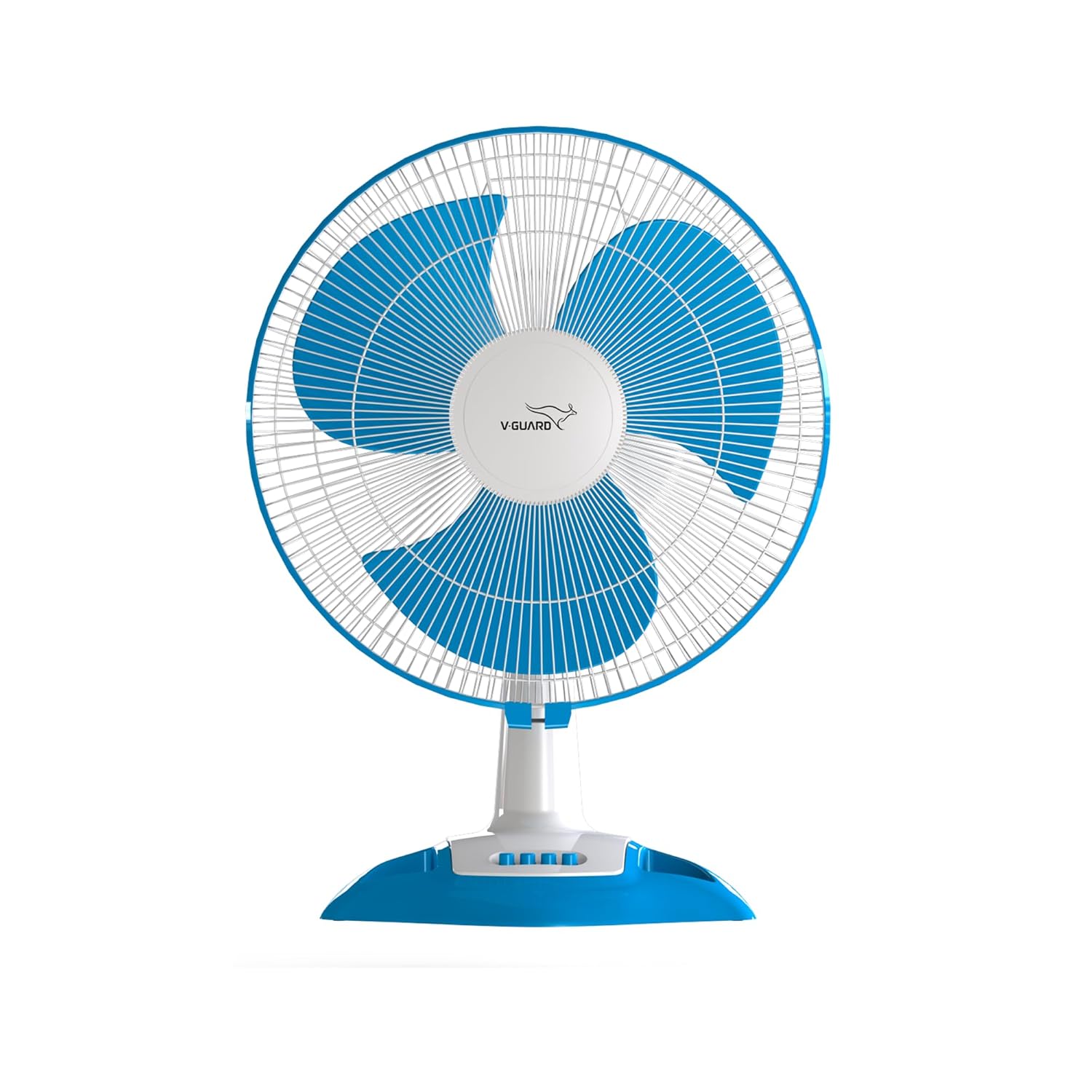 Gatimaan TF Ultra High Speed Table Fan, White Blue