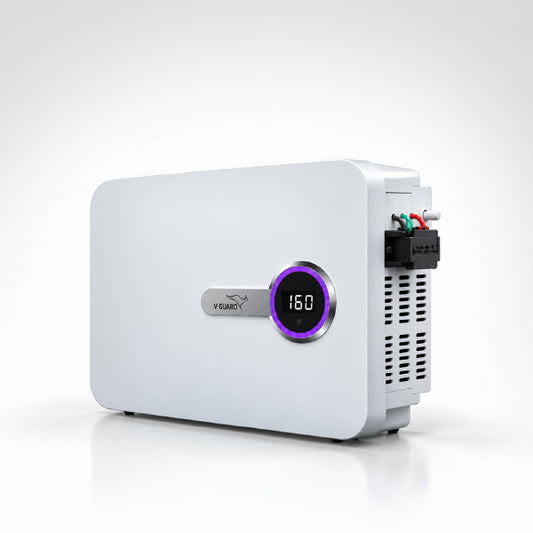 V-Guard iD4 Ace 5540 Smart AC Stabilizer for Inverter AC up to 1.5 ton | Voice Control Using Google & Alexa