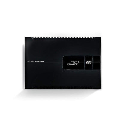 V-Guard Voltino Digi TV Stabilizer | Applicable for Smart TVs up to 120 cm (47)+Set Top Box,Home Theatre/Gaming Console | 2.25 Ampere Capacity | Seven Segment Digital Display | Black