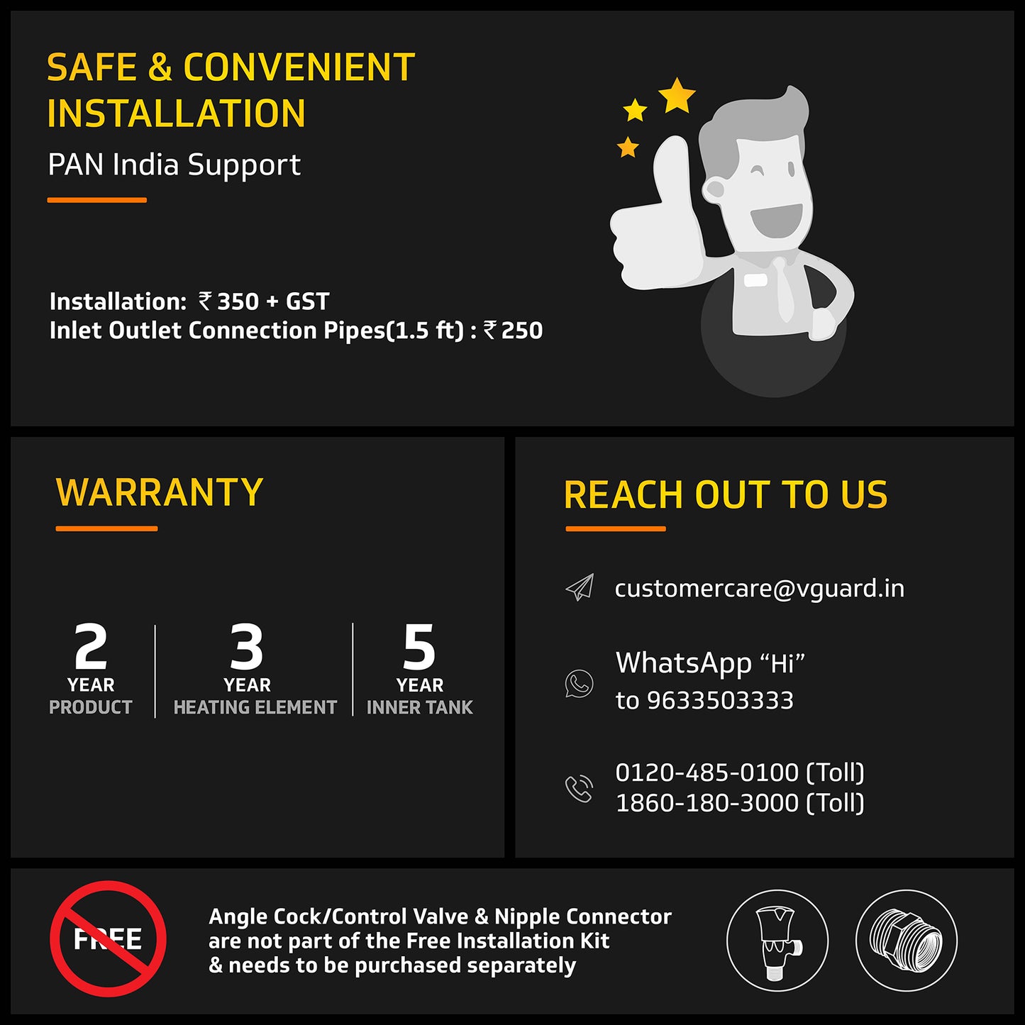 Divino 6 L Water Heater with BEE 5 Star Rating