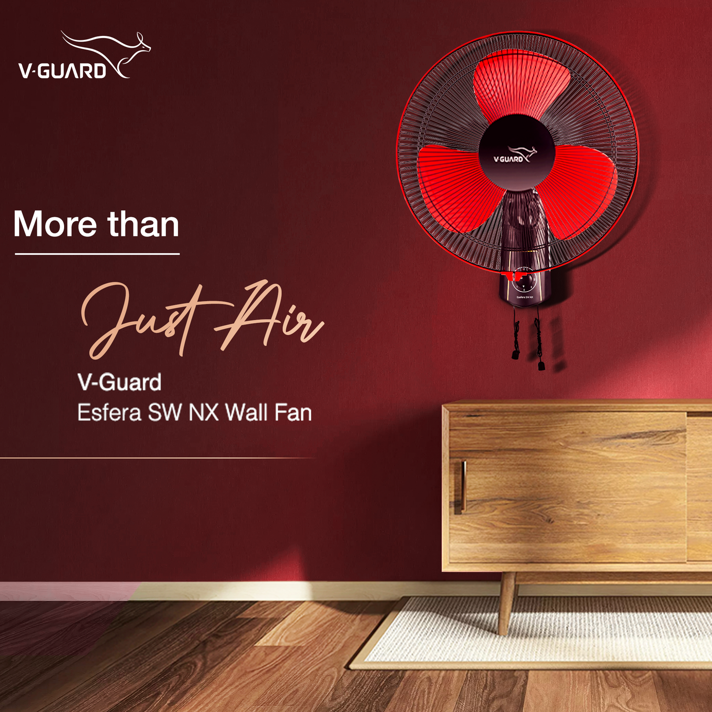 Esfera SW NX 16 Cherry Black Wall Fan