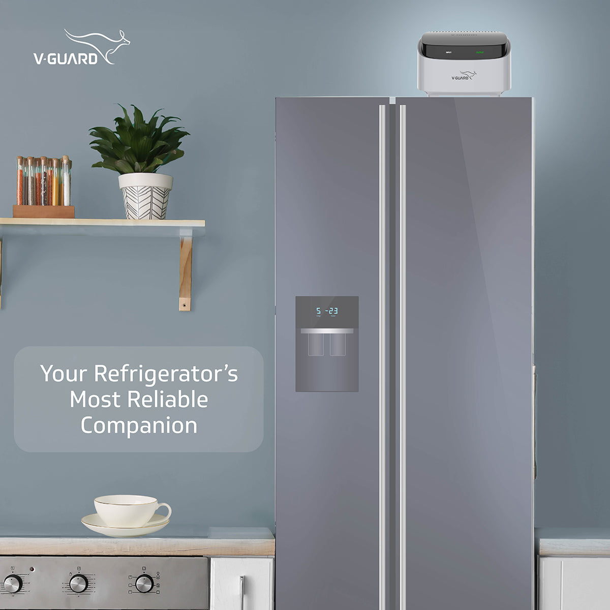 V-Guard Trossia 450 Stabilizer for Refrigerator up to 450 Litre