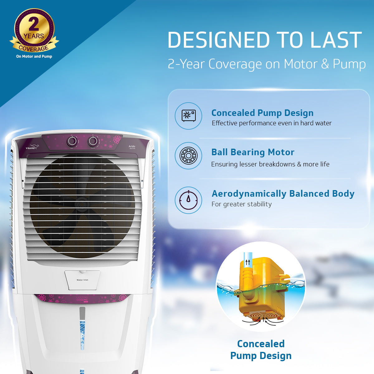 Arido D55 H-N Desert Air Cooler