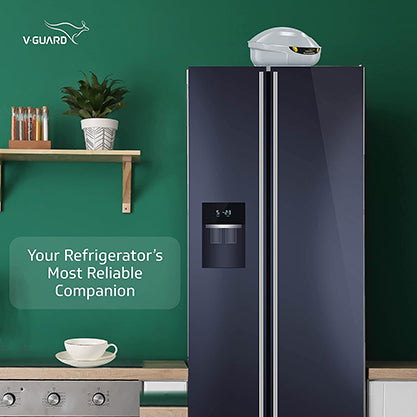 VG 100 Supreme Stabilizer for Refrigerators or Deep Freezer up to 600 L Advance Overheat Protection (Supreme Grey)