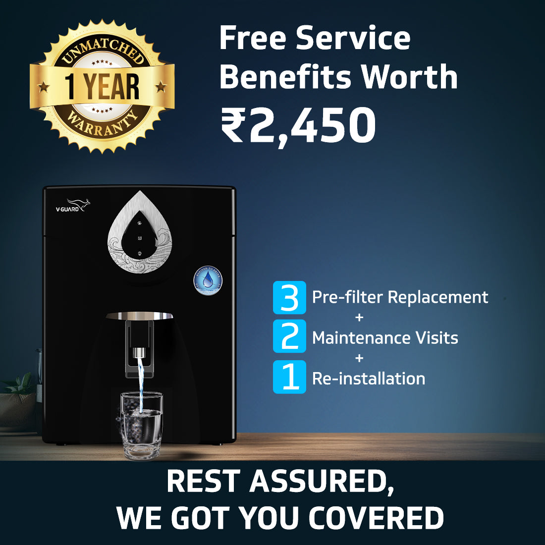 Zenora RO MF Water Purifier with 7 Stage Purification, Suitable for Water with TDS up to 2000 ppm