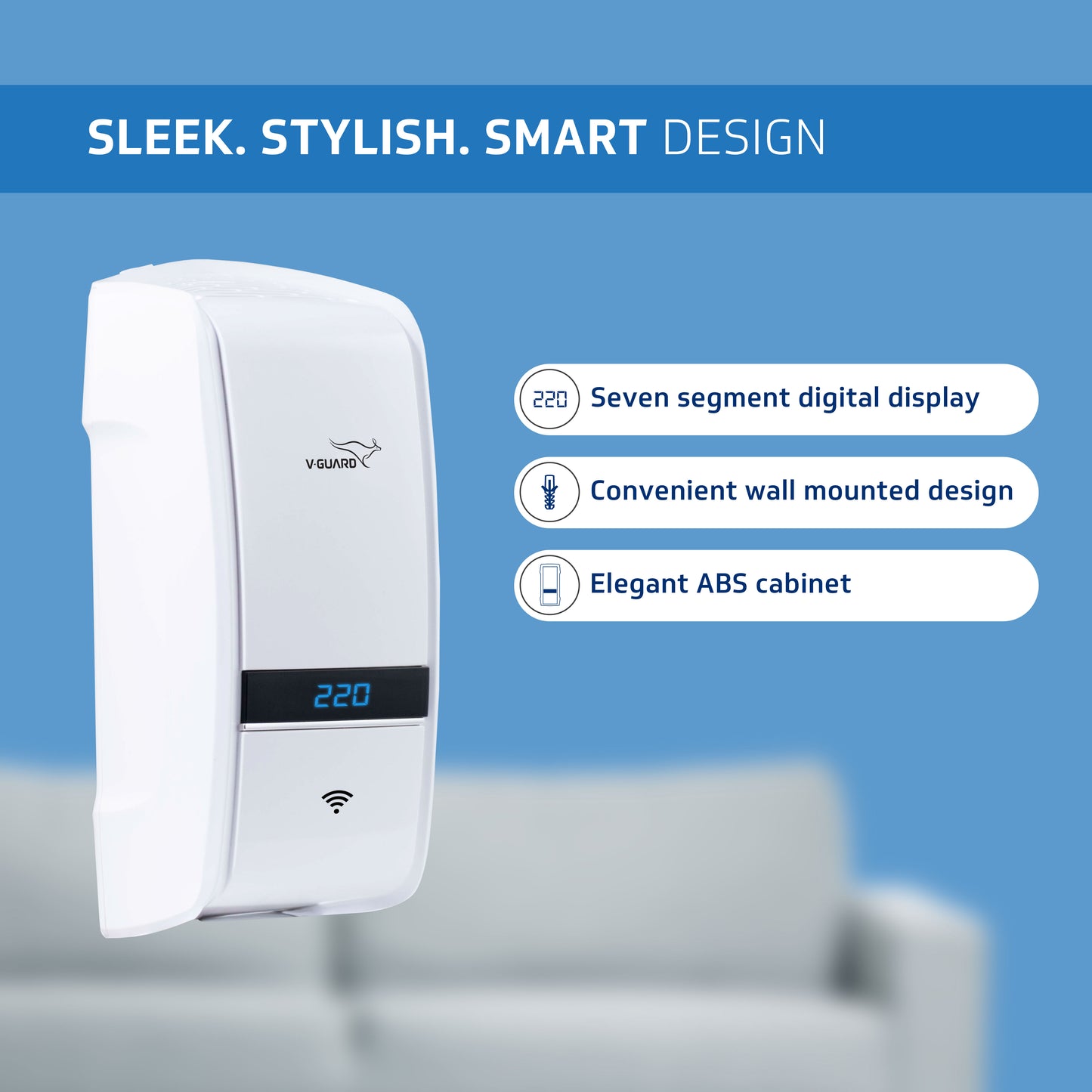 Denor iD4 3040 SMART AC Stabilizer for 1.5 ton Inverter AC (Working Range 150V-280V)