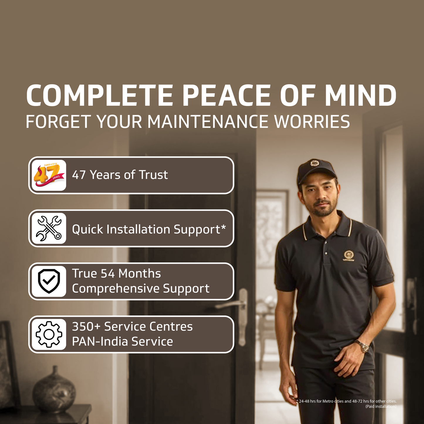 Exado Pro ES BLDC Ceiling Fan For Home, Anti Dust Coating, 5-Star Energy Saving, Remote Control, 100% Copper Motor, 1.2M (Choco Brown Matte)