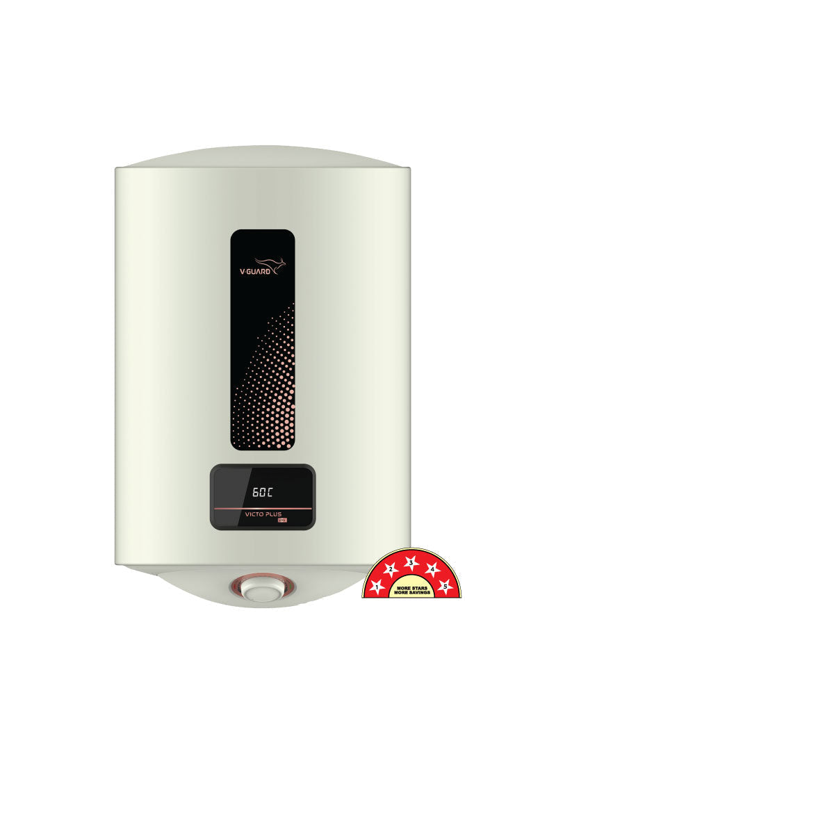 Victo Plus DG 25 L Water Heater with Safe Shock Module and Digital Display