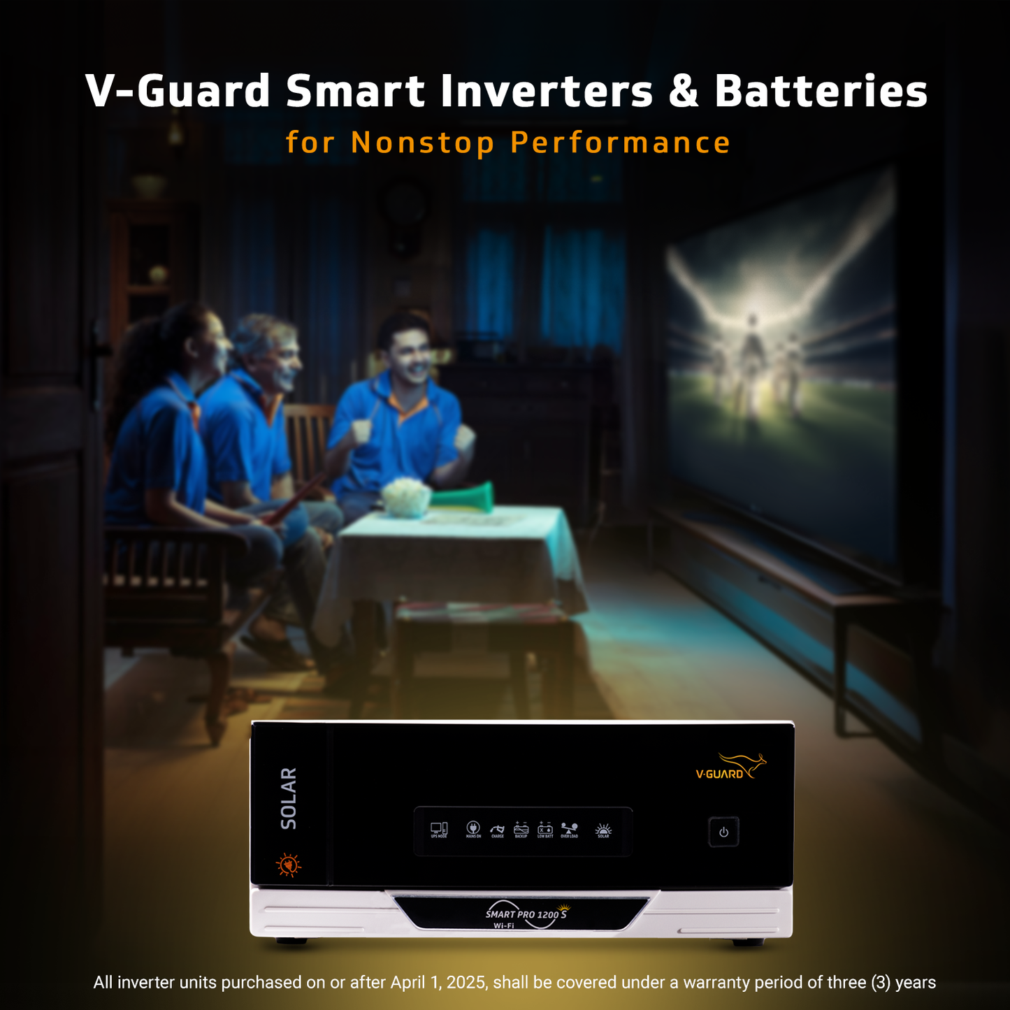 Smart Pro 1200 s Pure Sine Wave 1000VA IoT Solar Inverter for Home, Office & Shops