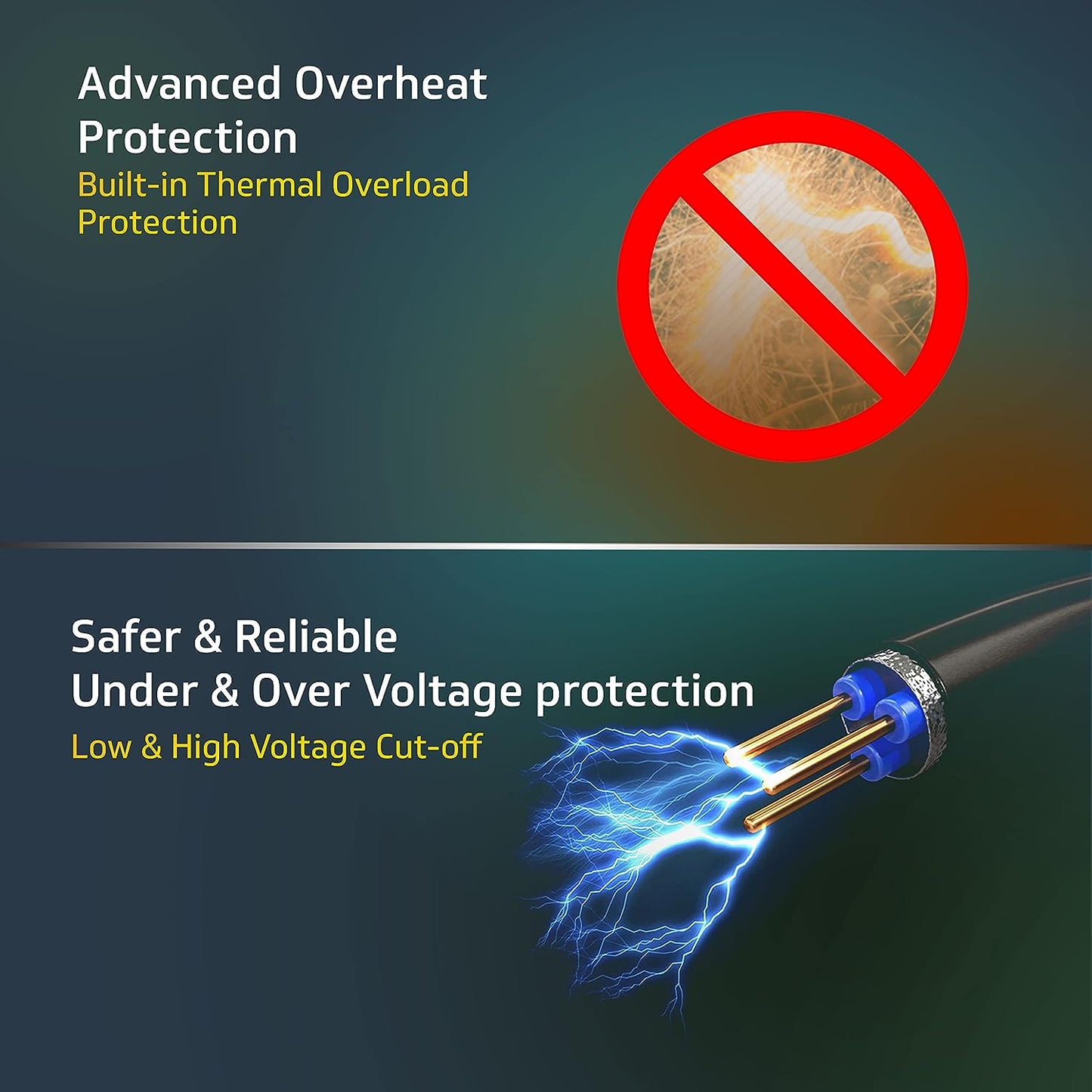 VG 150 Supreme Stabilizer for Refrigerator Above 600 L Advance Overheat Protection (Working Range:150-280V)