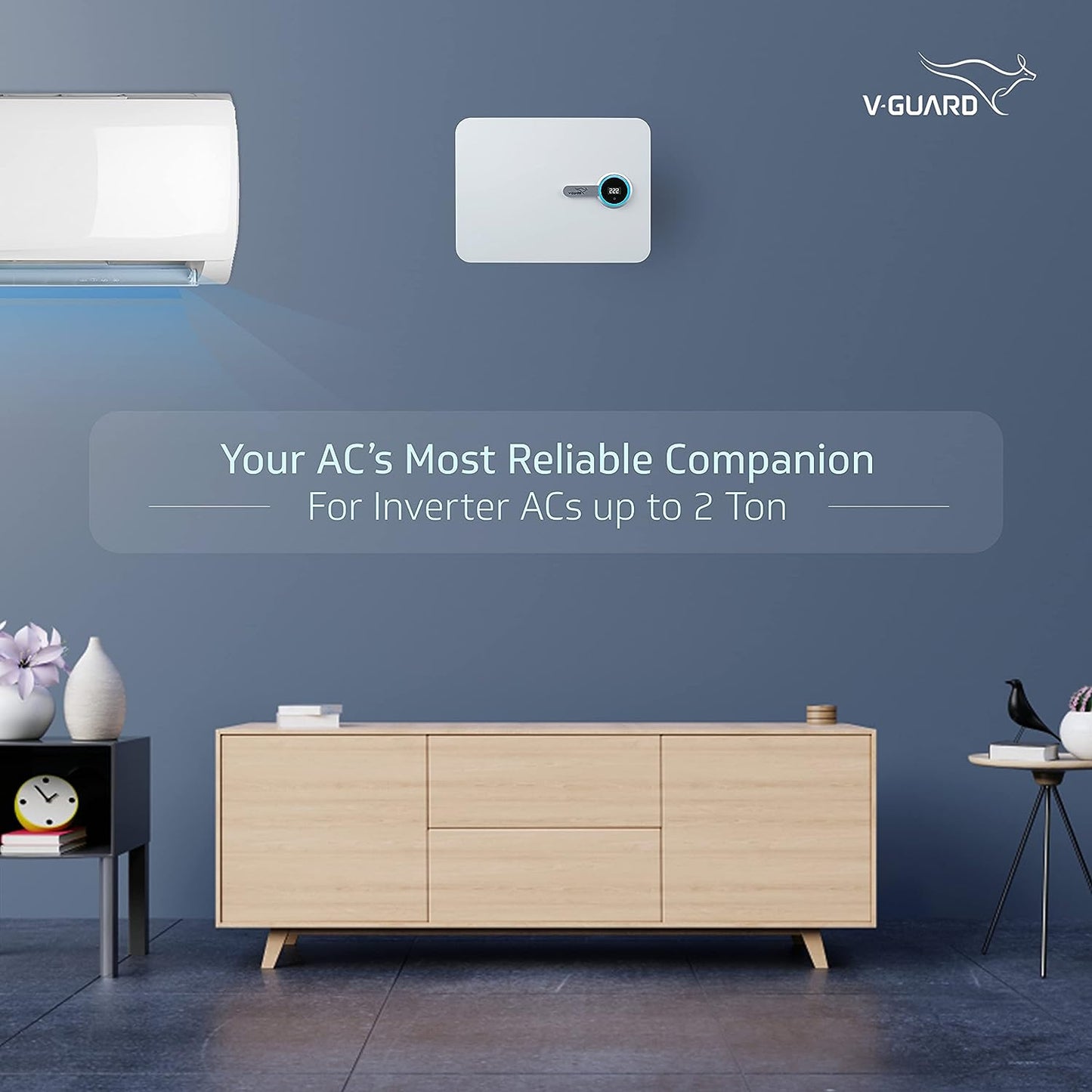 iD5 Ace 5540 AC Stabilizer for 2 ton Inverter AC (Working Range 130-280V)