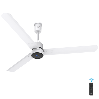 V-Guard Zenair Pro BLDC Ceiling Fan for Home | 1.2 m | BEE 5-Star Energy Saving | High-Speed BLDC Motor (370 RPM) | Remote Control with 6 Speeds, Wind & Reverse Modes |UI LED speed indicator|2-Year Warranty | White