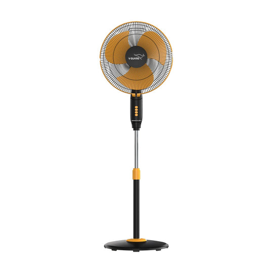 Gatimaan Pro HSP N High Speed Pedestal Fan, Orange Black