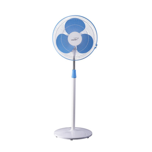 V-Guard Esfera STS Neo Pedestal Fan | 1330 RPM Motor | Customisable Tilt And Oscillation Control | White Blue | 40 cm (400mm)