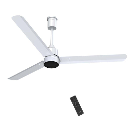 V-Guard Zenair BLDC Ceiling Fan for Home | 1.2 m | BEE 5-Star Energy Saving | High-Speed BLDC Motor (370 RPM) | Remote Control with 6 Speeds, Wind & Reverse Modes | 2-Year Warranty | White