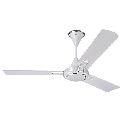 Exado Pro BS Anti Dust High Speed Ceiling Fan for Home 1.2 m, Pearl White Silver