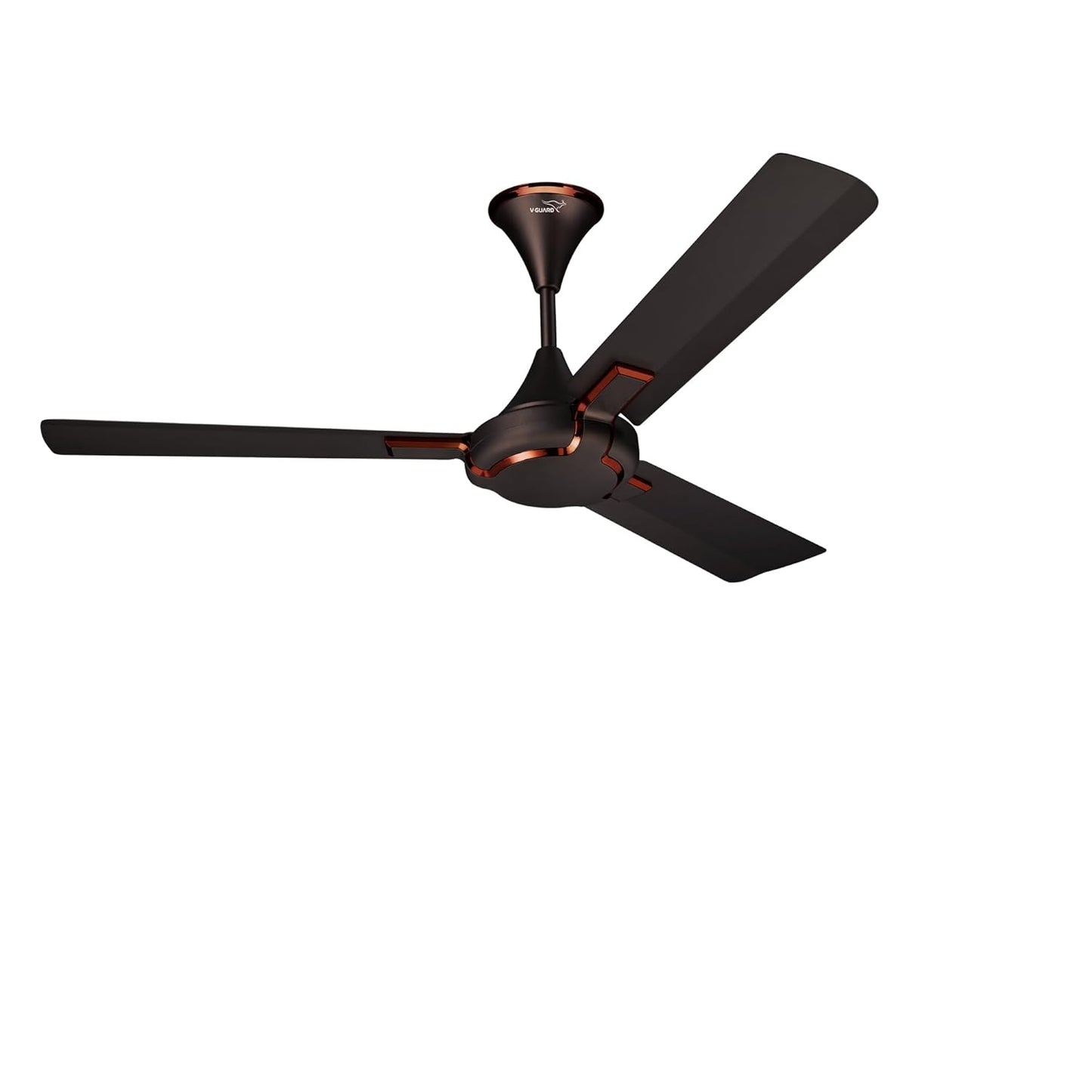 Exado Pro BS Anti Dust High Speed Ceiling Fan for Home 1.2 m, Choco Brown Matte