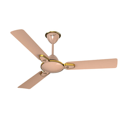 Besa Air Ceiling Fan For Home, High-Speed Copper Motor, Decorative Trims, 1.2 m, Rose Glow