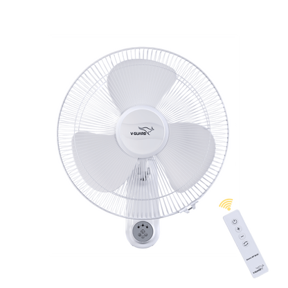 Enviro 400mm BLDC Wall Fan with Remote | 32W Energy-Efficient | 3 Speed Settings | 2-Year Warranty (White)