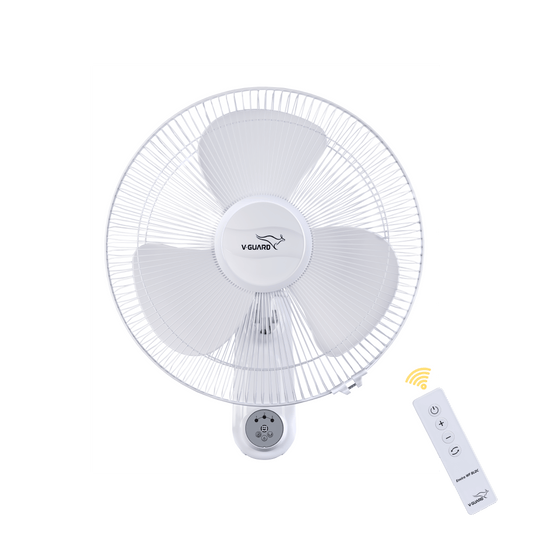 Enviro 400mm BLDC Wall Fan with Remote | 32W Energy-Efficient | 3 Speed Settings | 2-Year Warranty (White)