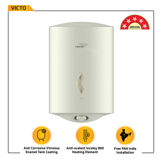 Victo 10 L Water Heater with BEE 5 Star Rating