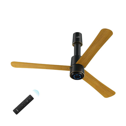 V-Guard INSIGHT-X Premium BLDC Ceiling Fan For Home | 6 Speed Settings | 5-Star Energy Saving | Convenient Remote Control | High-Speed 100% Copper Motor | 1.2M (Choco Gold Wood)