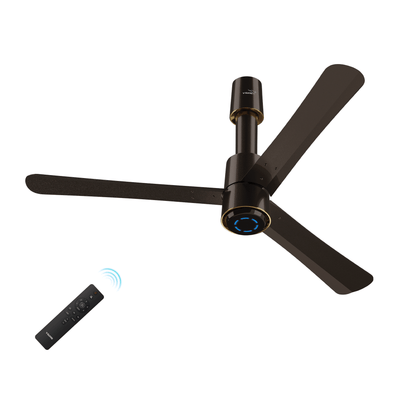 V-Guard INSIGHT-G Premium BLDC Ceiling Fan For Home | 6 Speed Settings | 5-Star Energy Saving | Convenient Remote Control | High-Speed 100% Copper Motor (Choco Brown Glossy)