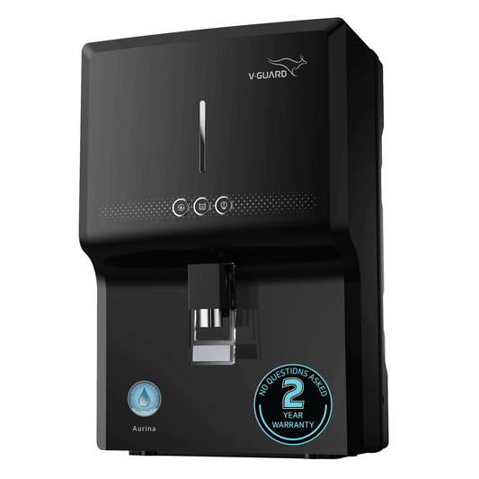 V-Guard Aurina 2X RO UF Water Purifier | DuoGuard Filter Technology | Zero Service Cost for 2 Years + Proactive Service Support | Saves 60+ Glasses of 100% RO Purified Water Daily | 7 Stages | 7 L
