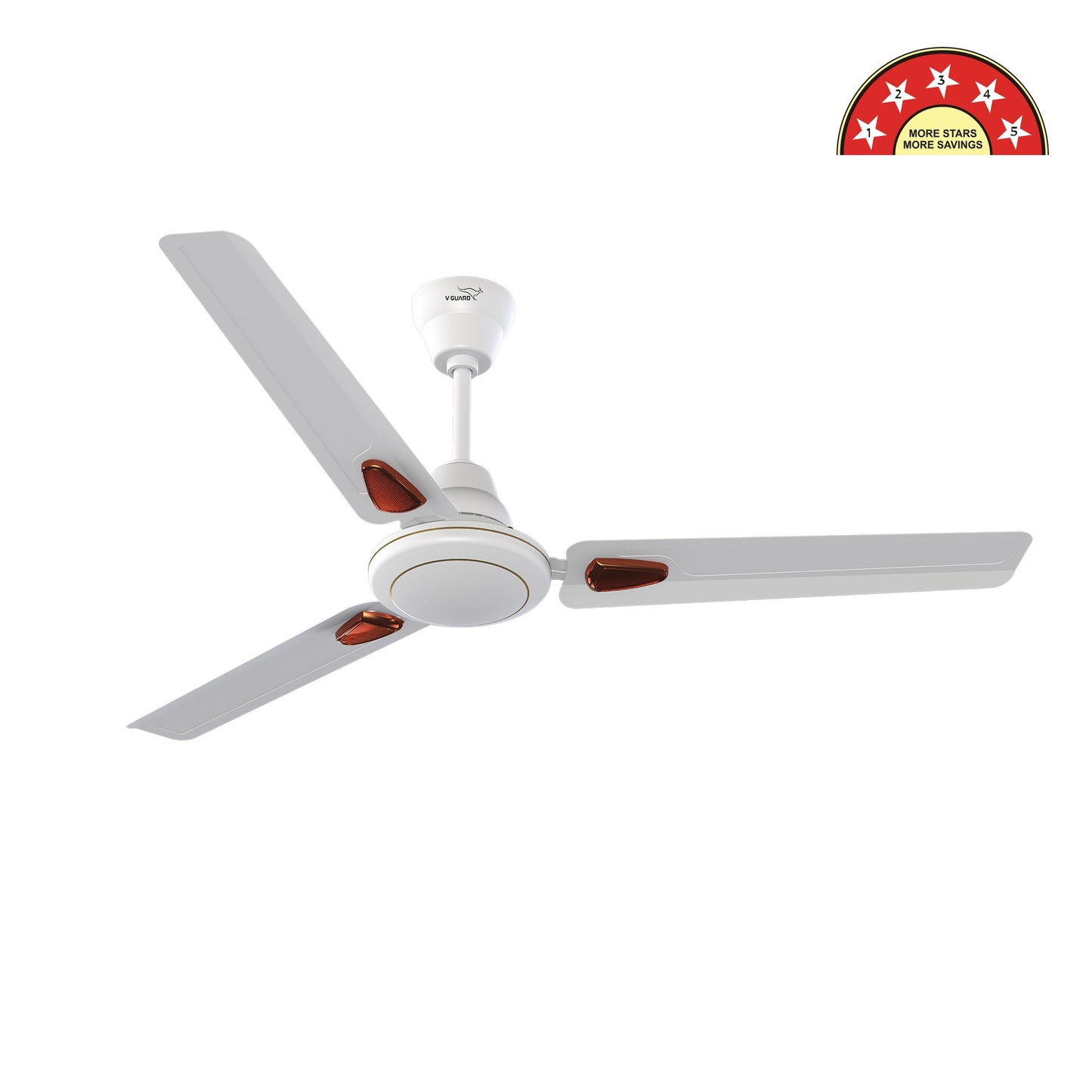 Windle Deco BLDC Ceiling fan with Remote, 1.2 m, 5-Star Rated, White