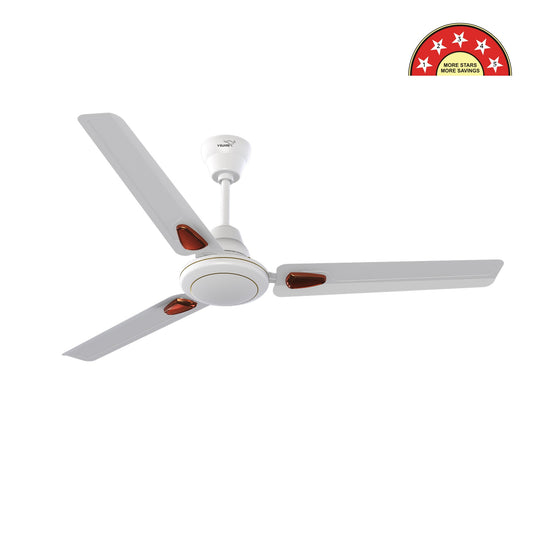 Windle Deco BLDC Ceiling fan with Remote, 1.2 m, 5-Star Rated, White