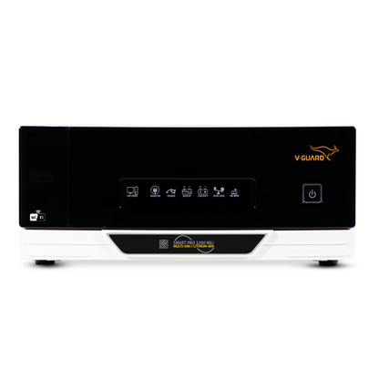V-Guard Smart Pro 1200 MiLi (Multi ion Lithium ion Compatible) Inverter | 1000VA / 12V Pure Sine Wave | Smart IoT with Mobile App Control | LED Display | Easy Installation | Reliable Power Backup | 3-Year Warranty