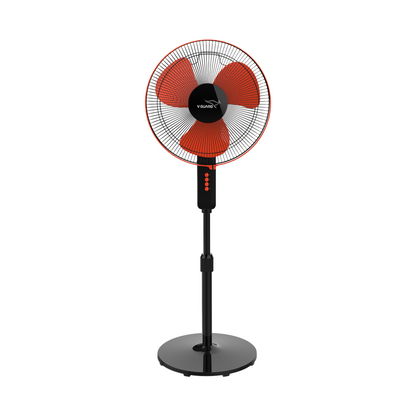 Esfera STS Plus 2-in-1 Pedestal Fan, 3 blade, 40 cm, Red Black