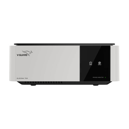 V-Guard Elegna 750 Stabilizer for Inverter Refrigerator up to 750 Litre| India’s Best Design Project | Wide Input Voltage Range (Working Range 125 VAC-290 VAC) | 3 Year Warranty by V-Guard | Grey