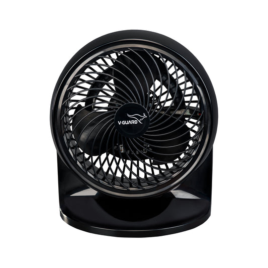 Spinny Pro multipuprose personal fan, table and wall mount, 2100 RPM, Black