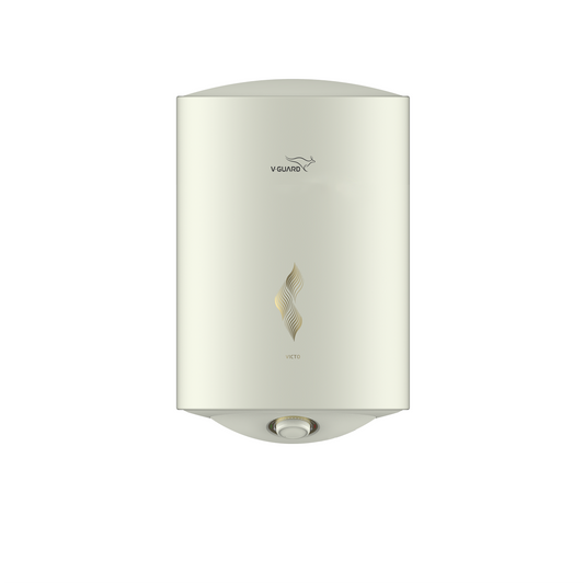 V-Guard Victo Geyser 15 Litre Water Heater for Home | High Energy Efficiency | Vitreous Enamel Coating | Free PAN India Installation & Connection Pipes