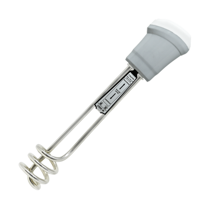V-Guard Immersion Water Heater Rod for Bucket Heating | 1000 W | Fast Heating with Shock Protection | SS304L Heating Tube | Nickel Plated | BIS Certified | 2 Year Warranty