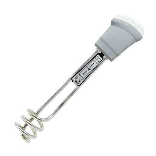 V-Guard Immersion Water Heater Rod for Bucket Heating | 1000 W | Fast Heating with Shock Protection | SS304L Heating Tube | Nickel Plated | BIS Certified | 2 Year Warranty