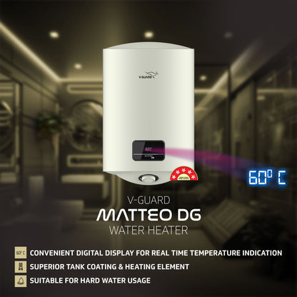 Matteo DG 25 L Water Heater with Digital Display