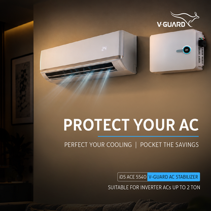 iD5 Ace 5540 AC Stabilizer for 2 ton Inverter AC (Working Range 130-280V)