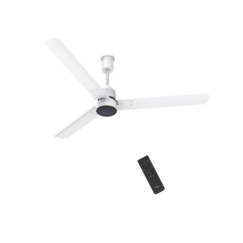 V-Guard Zenair Pro BLDC Ceiling Fan for Home | 1.2 m | BEE 5-Star Energy Saving | High-Speed BLDC Motor (370 RPM) | Remote Control with 6 Speeds, Wind & Reverse Modes |UI LED speed indicator|2-Year Warranty | White