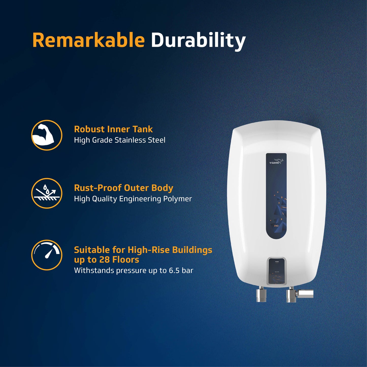 Zio 5 L Instant Water Heater with Faster Heating