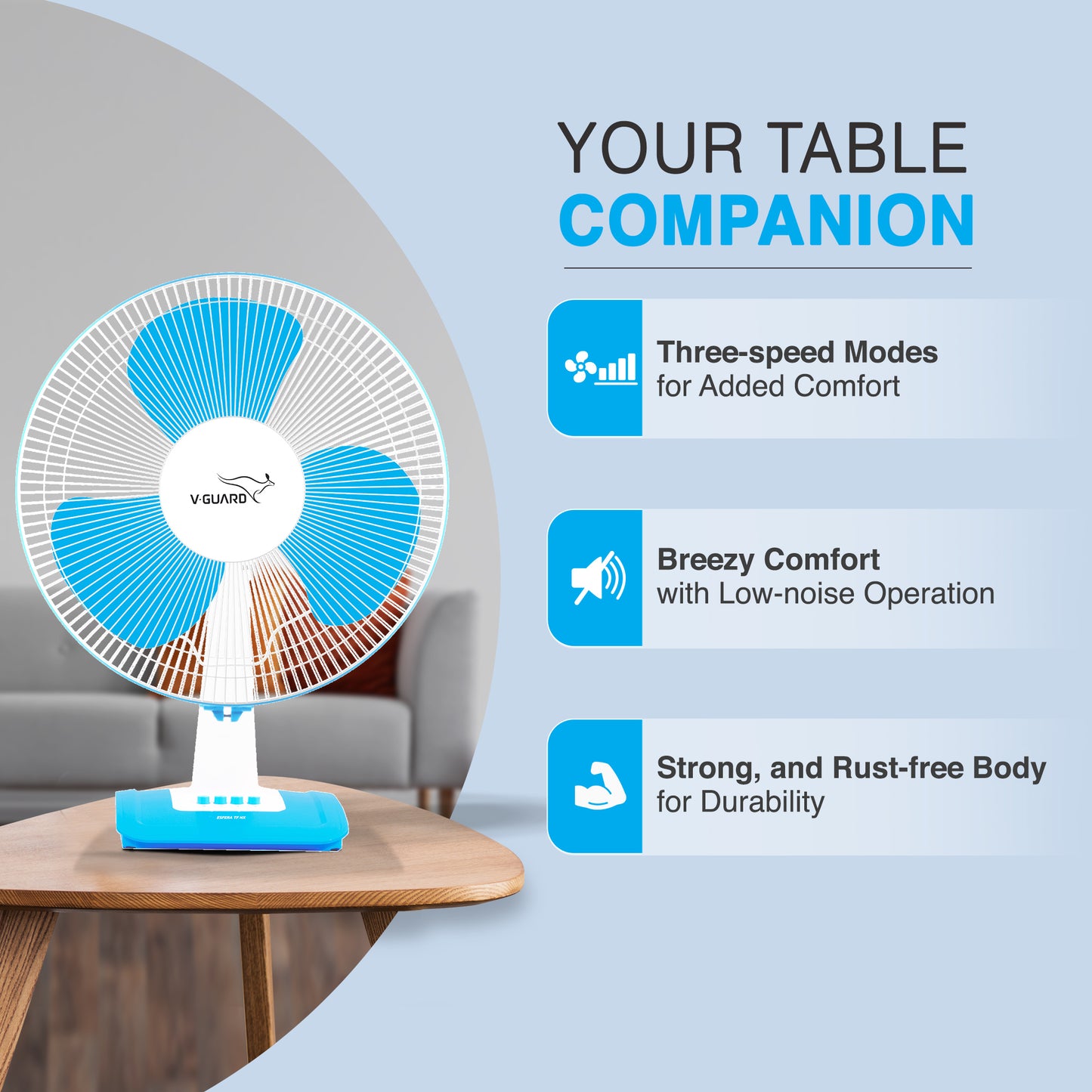 Esfera TF NX 16 Artic White Table Fan