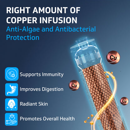 RequPro True High Recovery RO UV UF Copper Water Purifier with Stainless Steel Storage Tank, 9 Stage Purification