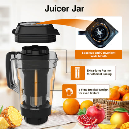 V-Guard Precia NX 750 W Juicer Mixer Grinder | 3-Year Motor Coverage | 4 Versatile Jars | Juicer, Large, Medium & Small | Compact ABS Body | SS Rust-Resistant Blades