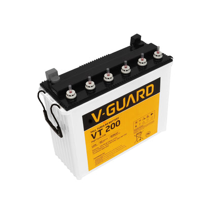 VT 200 Inverter Battery | Tubular Technology | High Backup Performance | 3+2 Years Warranty