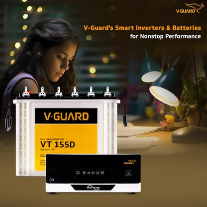 V-Guard VT155D Inverter Battery | Tubular Technology | High Backup Performance | 2+2 Years Warranty