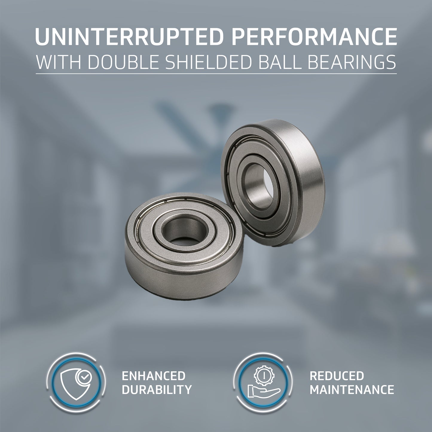 Windle Deco Bz Modern High Speed Ceiling Fan for Home 1.2 meters, Admiral Blue