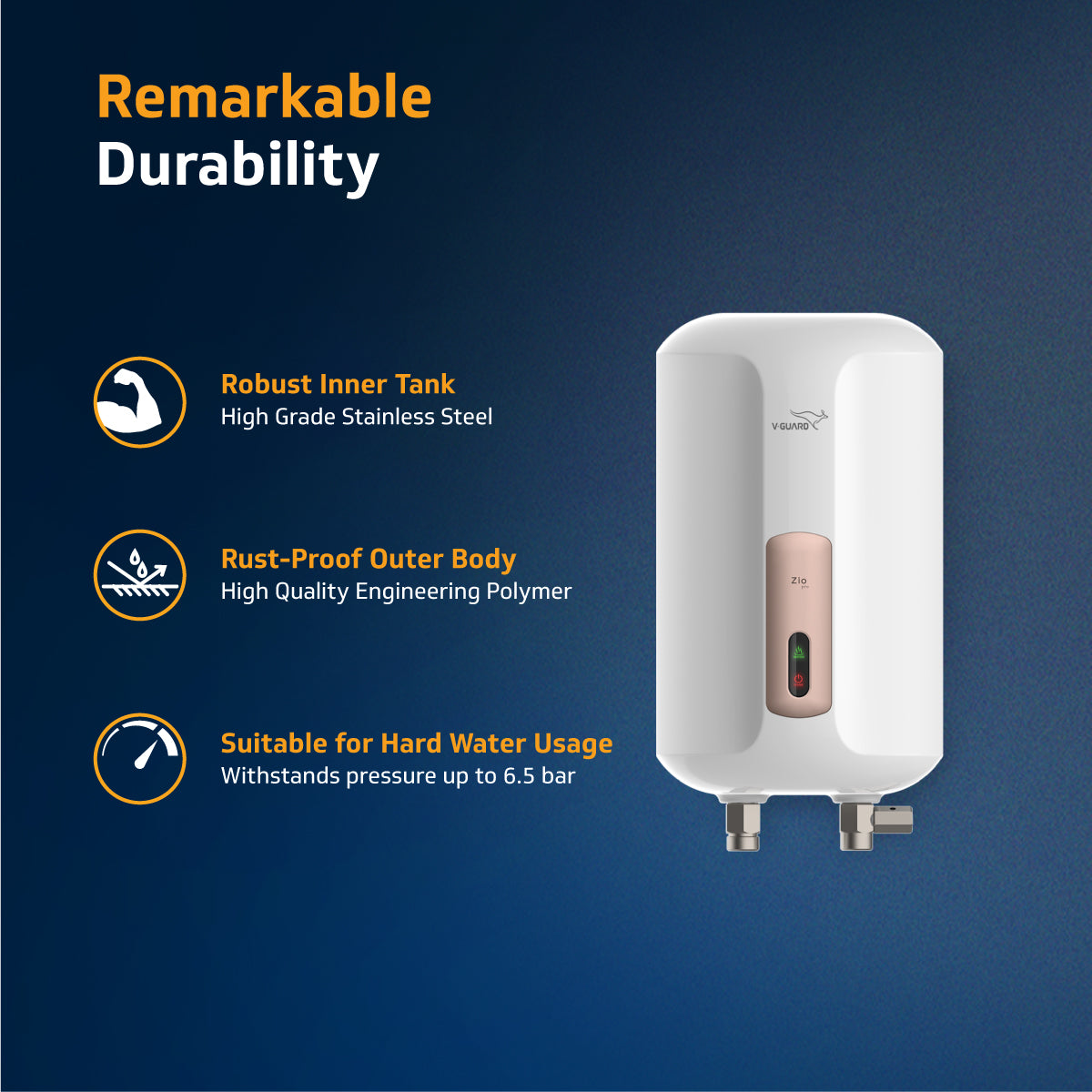 Zio Pro 3 L Instant Water Heater with Faster Heating