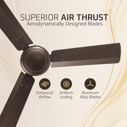 Gatimaan Pro AS Ceiling Fan 1.2 m, Pearl Brown