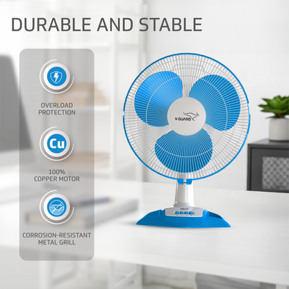 Esfera TF Table Fan, 1350 RPM, White Blue